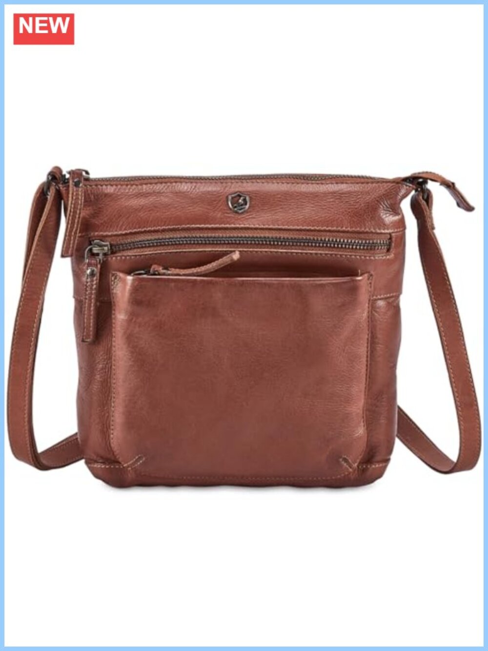 Genuine Leather Small Crossbody Bag for Women Vintage Travel Purse